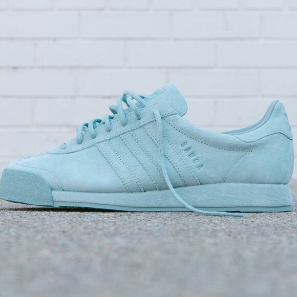 Adidas Samoa Pigskin Light Blue Sneakers - Picture 13 of 13